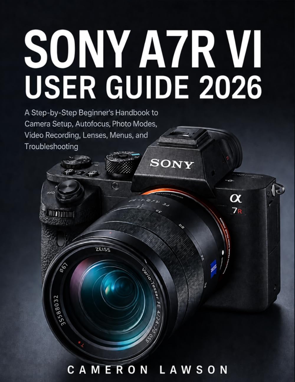 Sony A7R VI User Guide 2026: A Step-by-Step Beginner’s Handbook to Camera Setup, Autofocus, Photo Modes, Video Recording, Lenses, Menus, and Troubleshooting