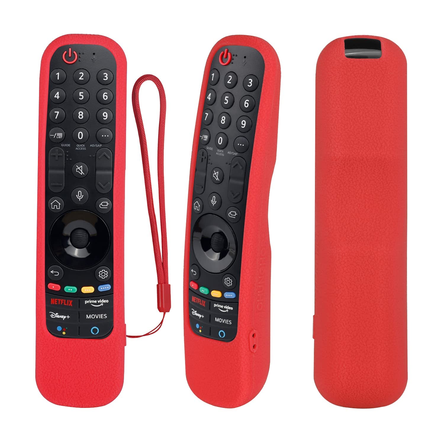 Smashtronics - LG TV Magic Remote Cover Case - 2021 and Above LG TV Models (Red, Style1) (B0BGY1VQR9) Amazon Price History, Amazon Price Tracker
