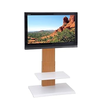 Amazon.co.jp: クロシオ テレビスタンド 壁寄せ 幅60cm アングル