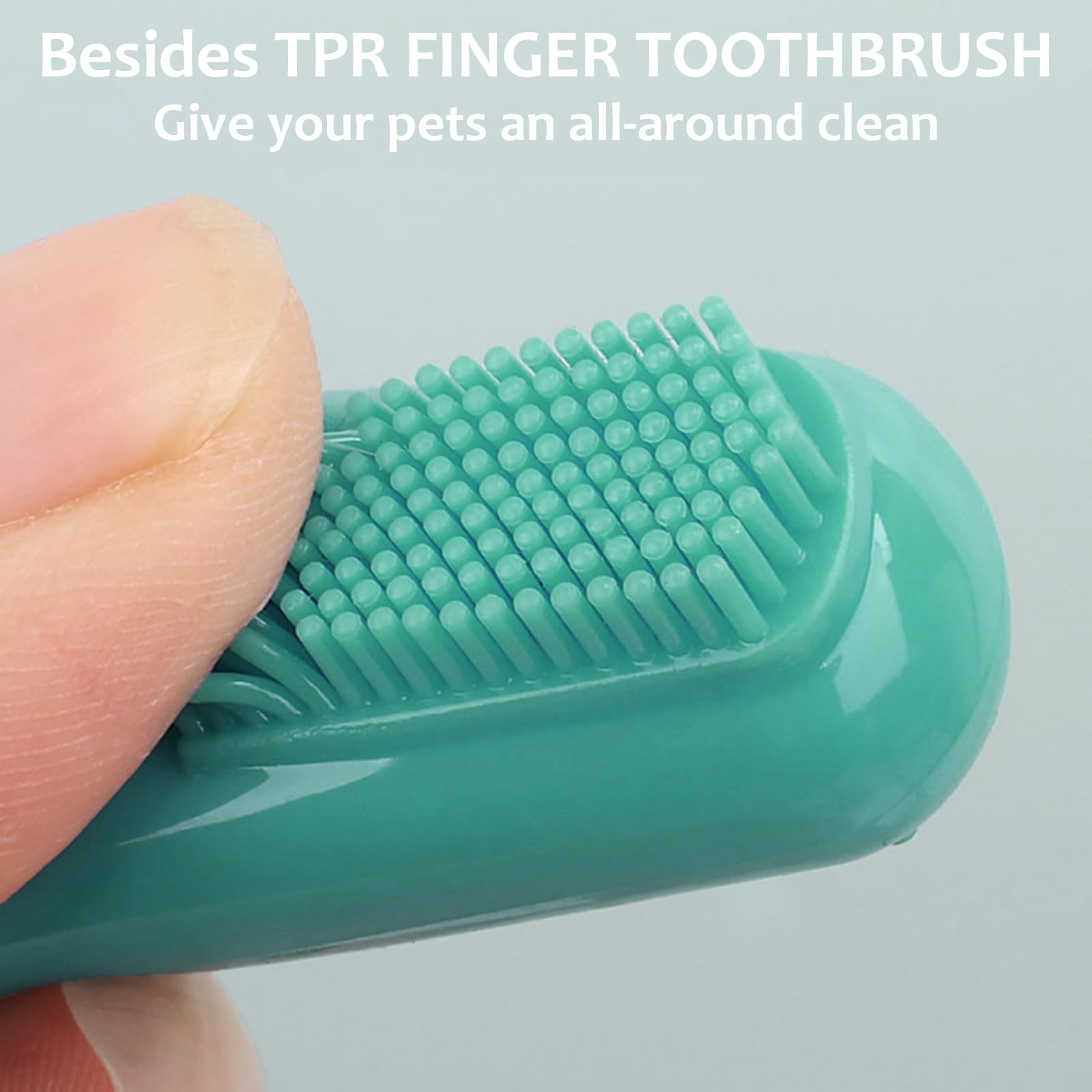 (6 Pcs) ELEGX Pet Grooming Bath Massage Brush with Soap and Shampoo Dispenser Soft Silicone Bristle for Long Short Haired Dogs Cats Shower - image 6