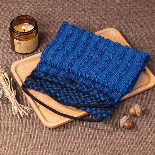 Yiclick Peeling Waschlappen– Peeling-Körperpeeling, Luffa-Schwamm, koreanisches und japanisches Netzschwammtuch – Rückenschrubber für den Einsatz in der Dusche