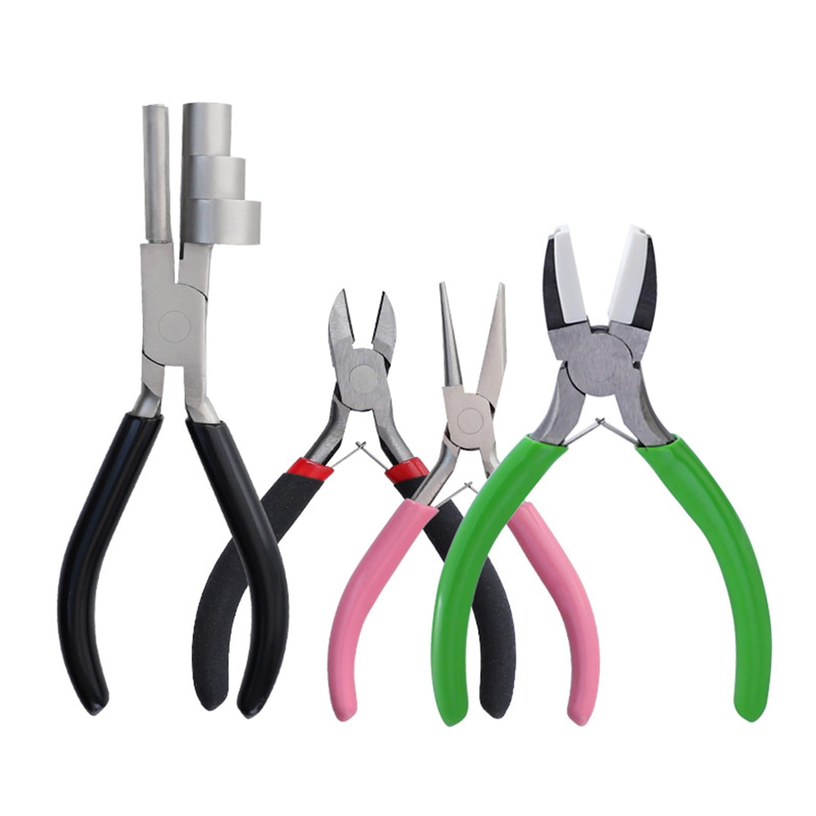Jewelry Pliers Set,Hand Crimping Winding Tools,Supplies Repair/Cut Kits for Crafting Bracelet Beading DIY Craft Jewelry Making Supplies(D)