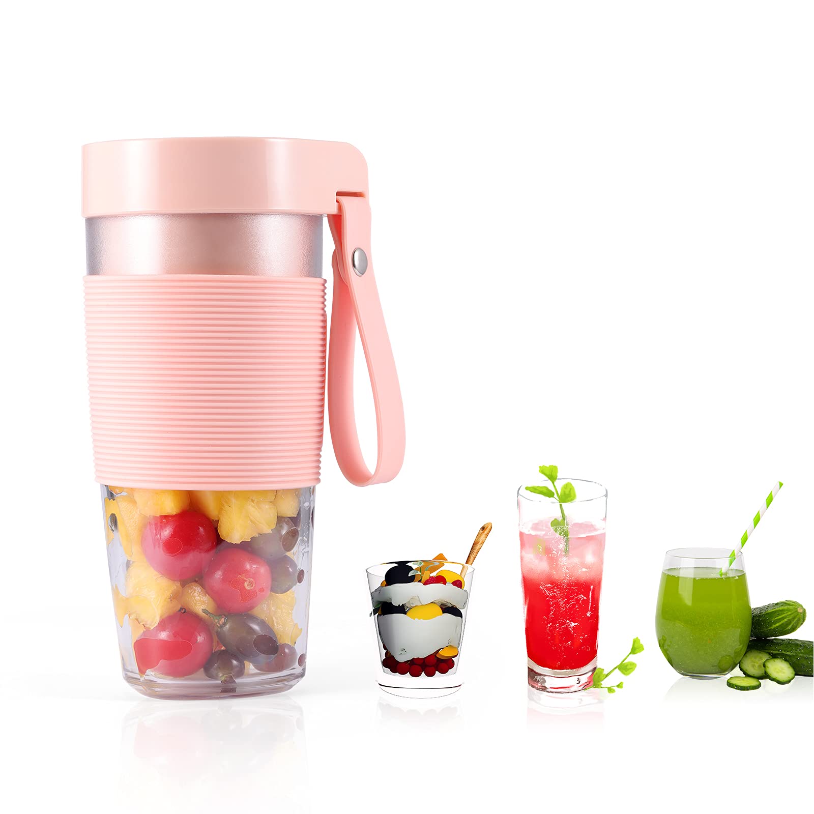 Buy EASYXQ Portable Blender, Onehanded Personal Size Smoothies and