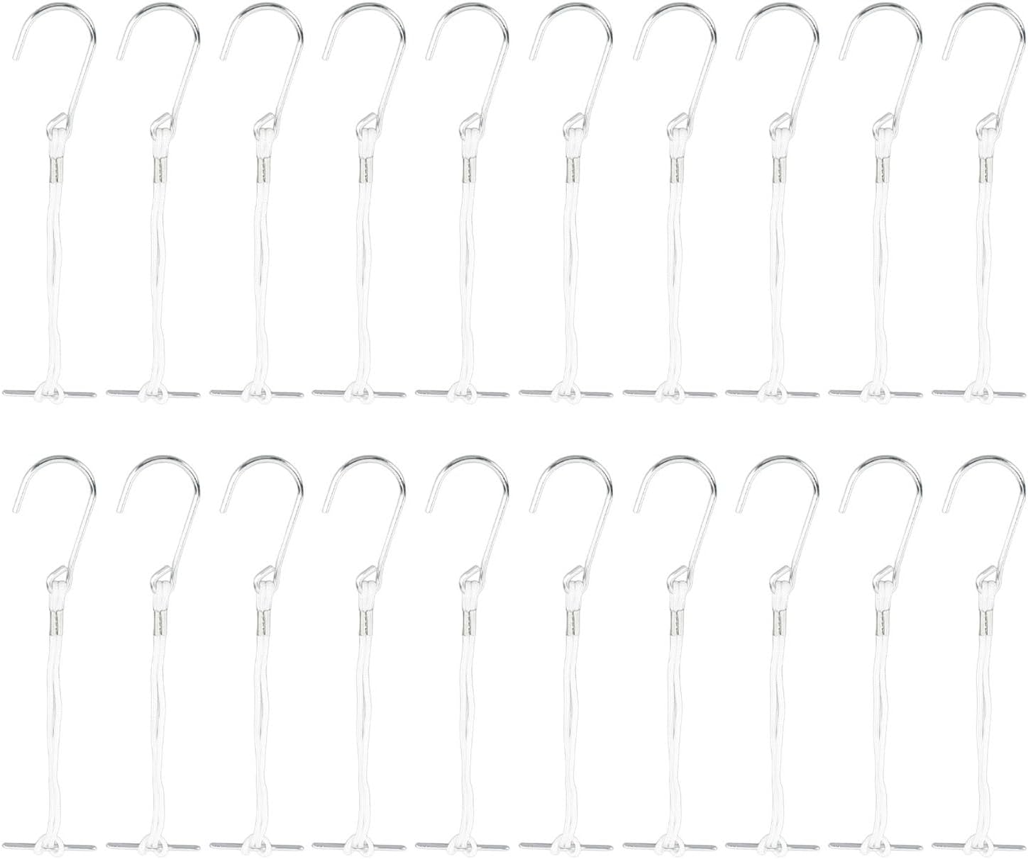 Pattern Hooks Metal Hanger with Ergonomic Handle for Sewing Making 20Pcs