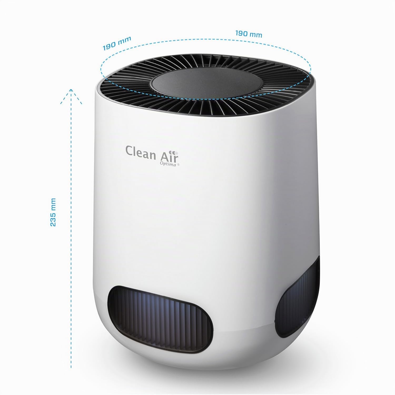 Clean Air Optima CA-502 Desktop Smart - Purificateur d'air intelligent HEPA UV-LED Ioniseur - Ventilateur silencieux : <10dB(A) en mode veille - Adapté aux pièces jusqu'à : 20m² / 50m³