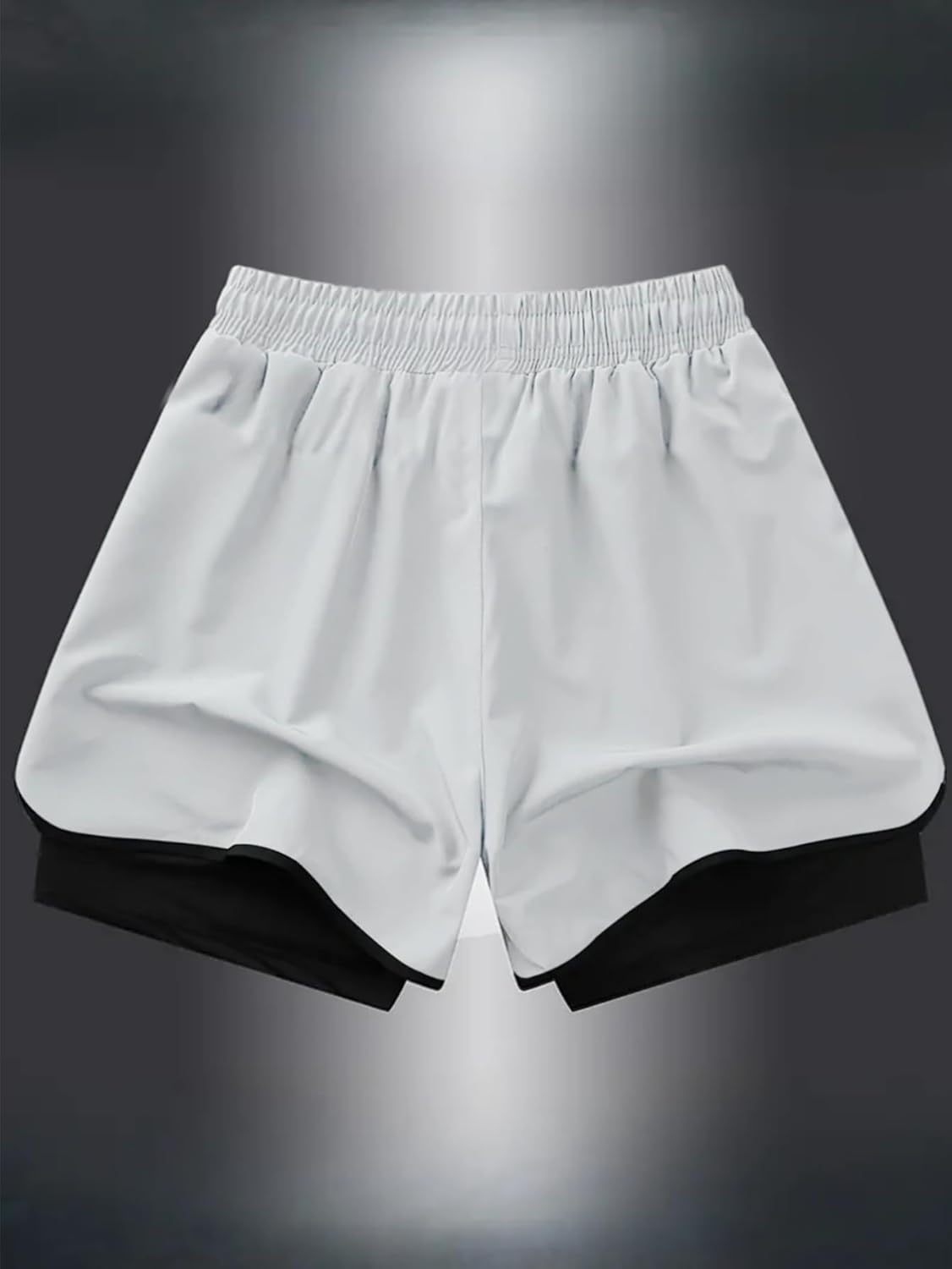 Men's 2-in-1 Athletic Shorts with Compression Liner - Lightweight & Breathable Workout Shorts