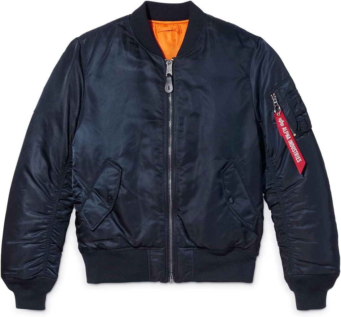 MA-1 Slim Fit Bomber Flight Jacket - Fighter Pilot Flight Jacket