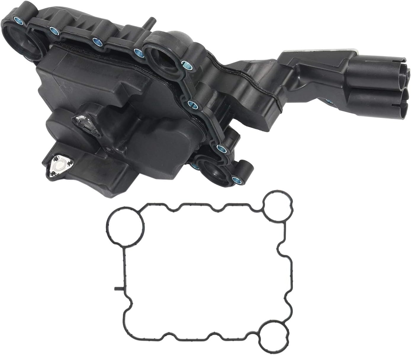 06E103547P Engine Crankcase Vent Valve Replacement for 2005-2013 Audi A4 A5 A6 Q5 3.2L Oil Separator 06E103547E 06E103547G Koomaha