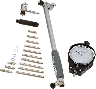 Fowler High Precision Bore Gage Set 1.4-6 Inch Dial Indicator with Carbide Anvils & 0.0005" Graduation