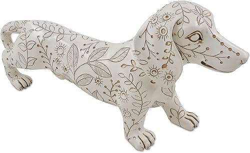 Miniatura 9 de SIMON'S SHOP Figuras de perro salchicha de 8 pulgadas, estatua de perro de bronce, escultura de cachorro, decoración de perro Wiener, regalos para