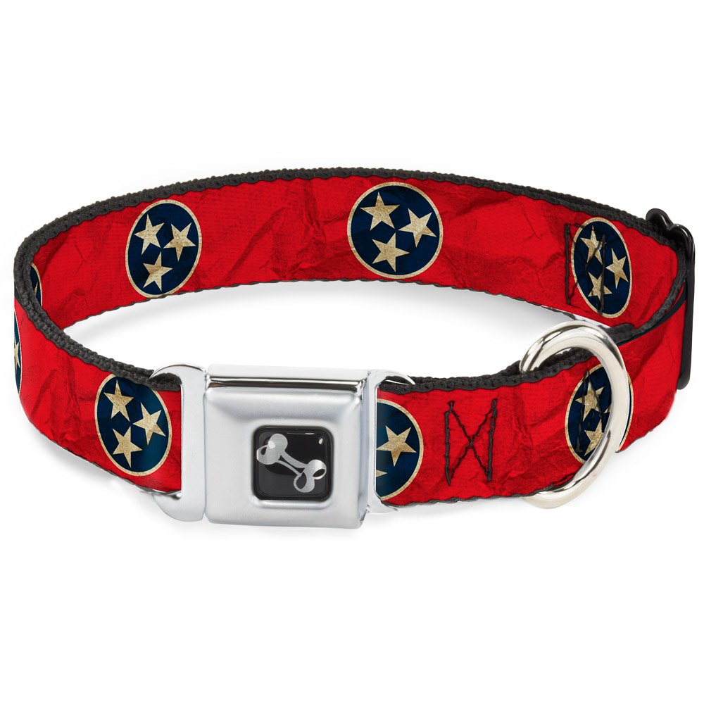 Collier chien Tennessee robuste et réglable de 11 à 43 cm