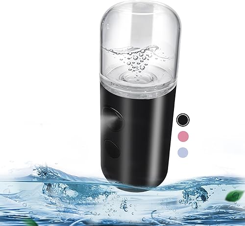 Kingsmile Nano rociador, nano rociador eléctrico y práctico con niebla fina, pulverizador facial portátil para pestañas y maquillaje diario, mini