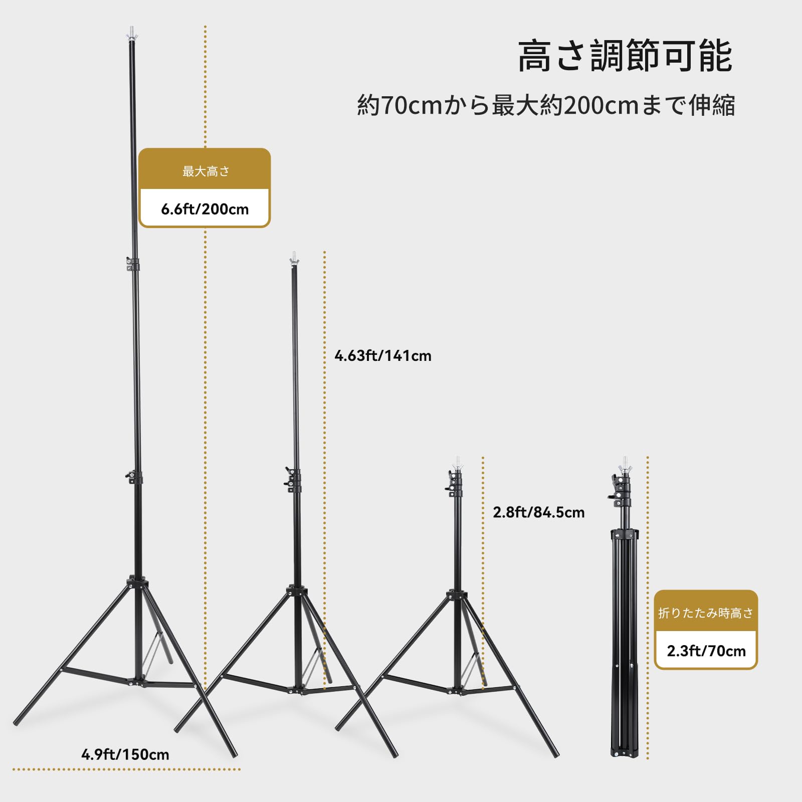 Amazon | UTEBIT 撮影背景スタンド T字型 150x200cm 背景紙 スタンド