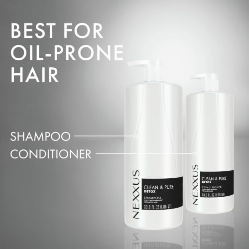Nexxus Clean & Pure Detox Conditioner Professional-Level Hair Care, 33.8 oz - image 3