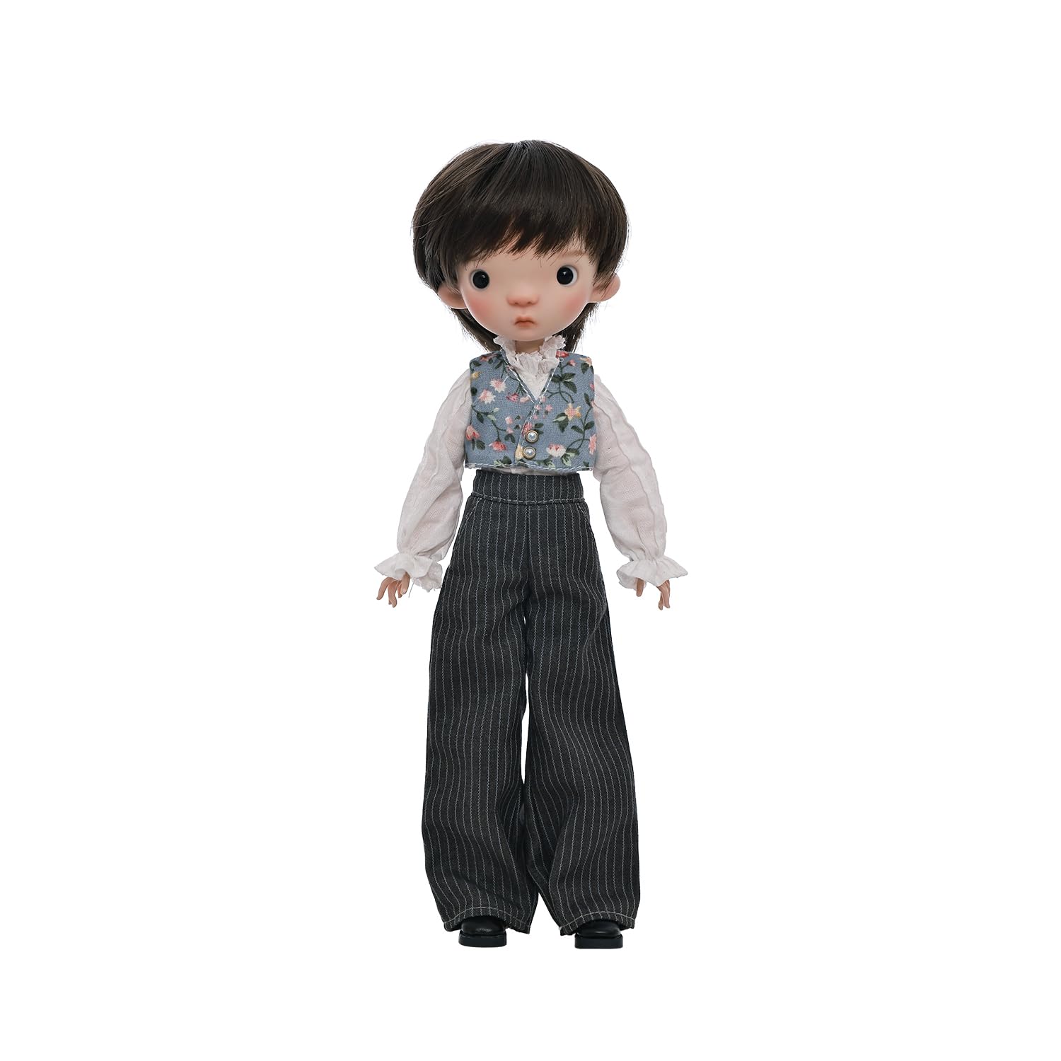 Oueneifs 1/6 Peaches Bjd Doll 30cm Fullset A Female Resin Toy for 15+ Year Old(Black Hair)