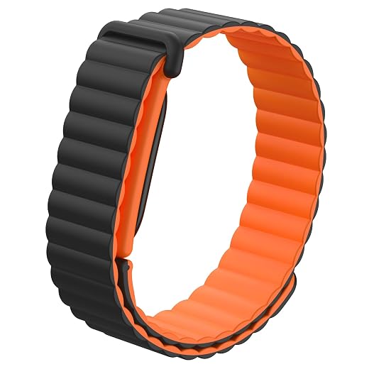 FINTIE Magnetic Silicone Sport Band Compatible with Google Fitbit Air