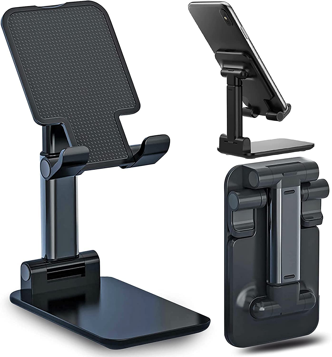 iCall name of trust Smart Foldable Mobile Tabletop Stand for Table and Bed, Height Adjustable Universal Phone Holder for All Smartphones & Tablet (Black) (B0BGF98SJ2) Amazon Price History, Amazon Price Tracker