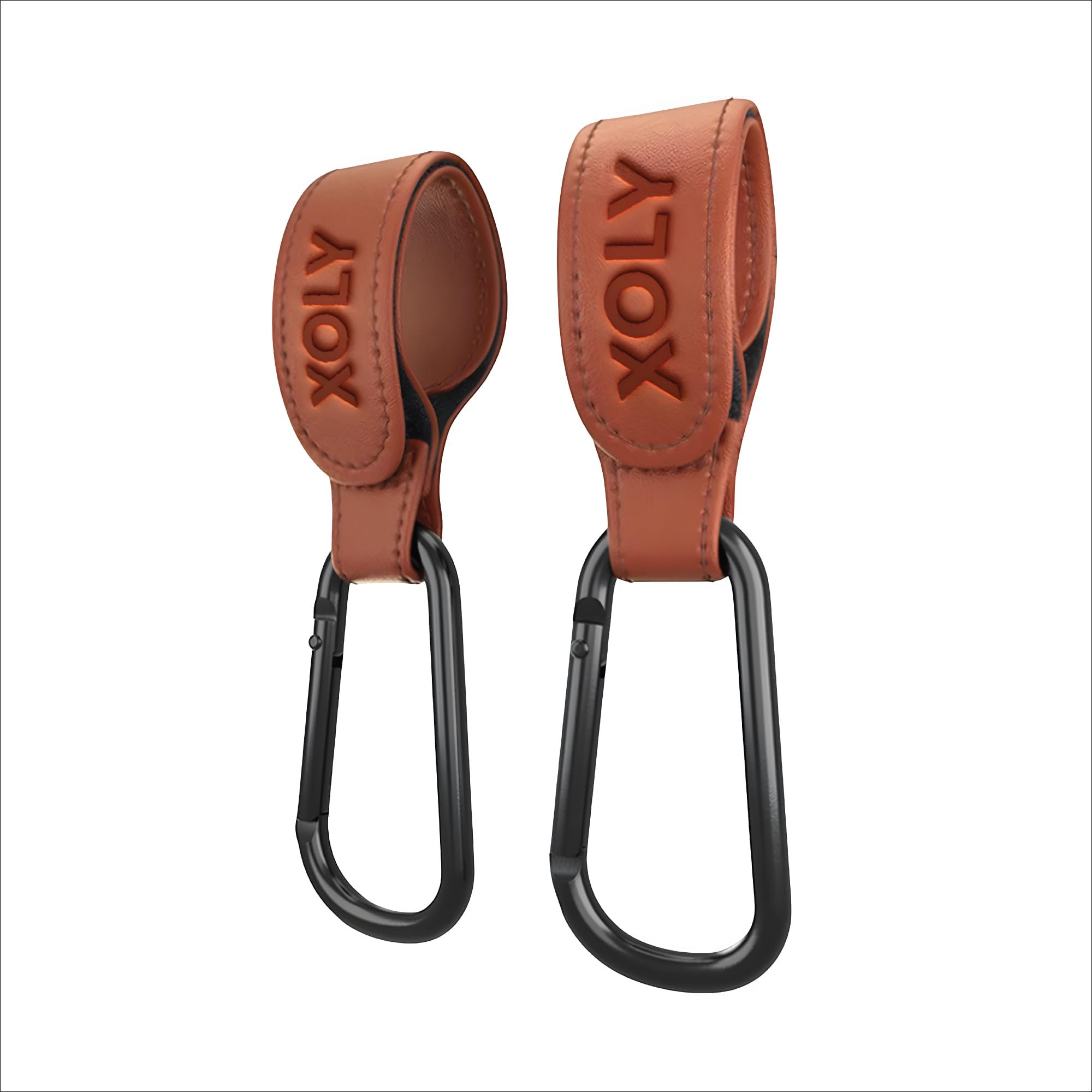 2X Buggy Clips by XOLY, Heavy Duty Universal Nonslip Durable One Handed Hook Your Shopping Bags