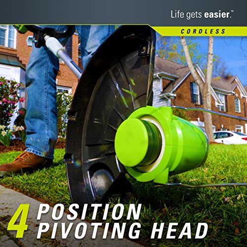 Greenworks 13-Inch 40V Cordless String Trimmer/Edger, 2.0 AH Battery Included 21302