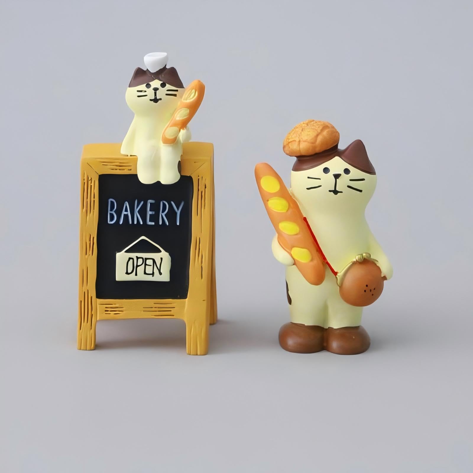 Amazon.co.jp: Eysinyge ミニチュアキャットベイカーフィギュアセット
