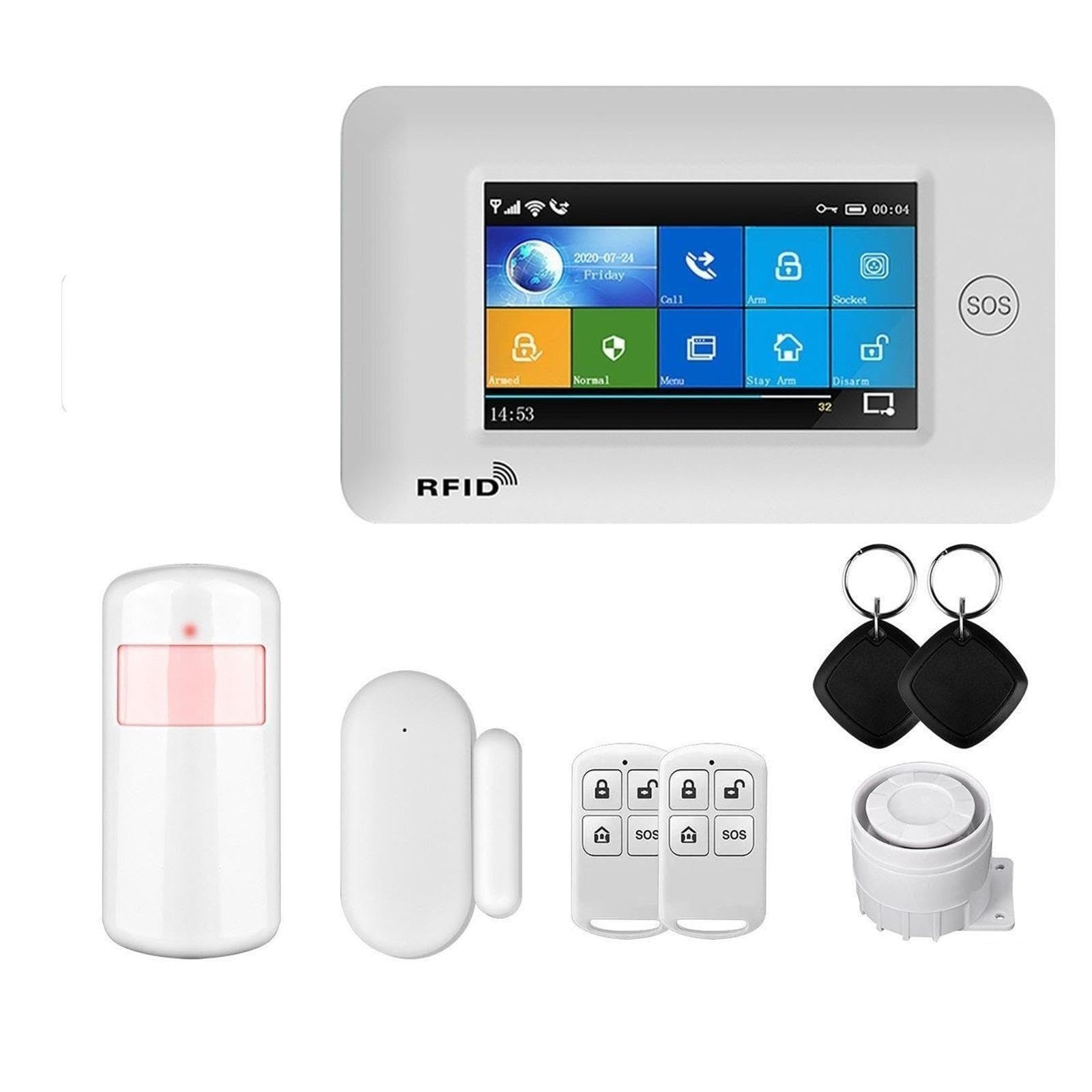 Allarme 4G, Antifurto Smart Home, Notifica Remota Sul Telefono Cellulare WIFI