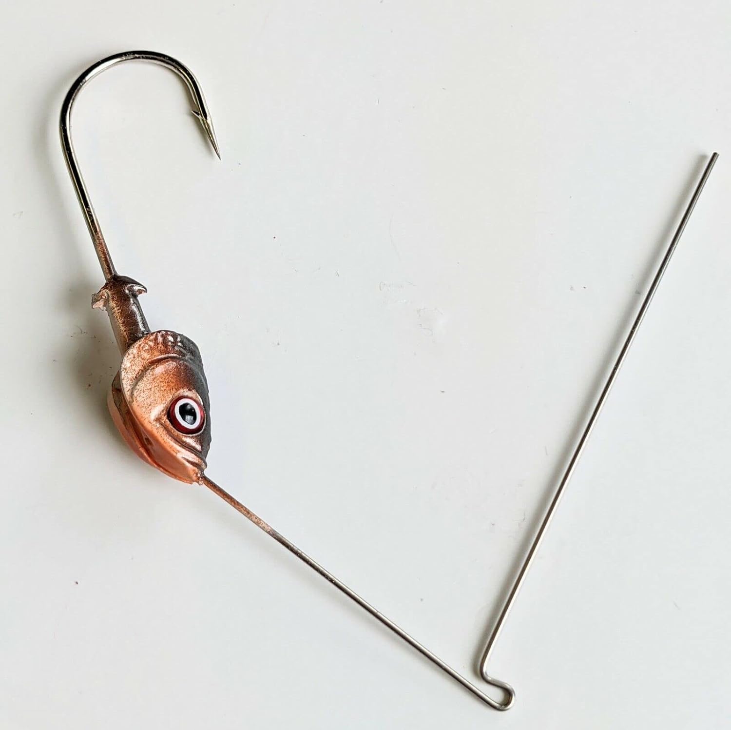 5"Pro Spin" Minnow R Bend Spinnerbait Heads Spinner Bass Pike-Choose Color NT shad 3/8 oz