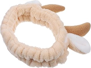 FOMIYES Diadema de maquillaje elástica con cu...