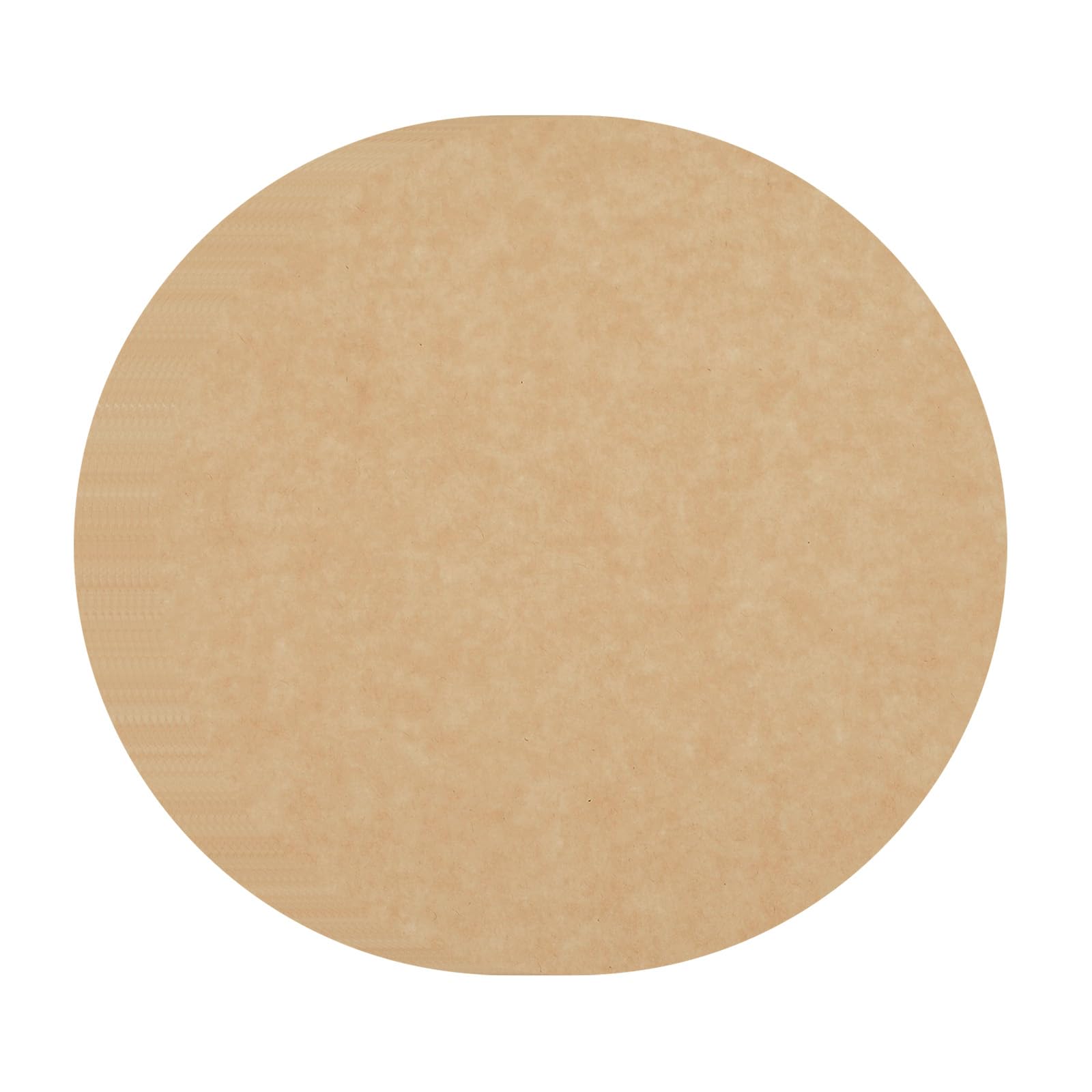 sourcing map 100 Pcs Unbleached Parchment Paper Baking Sheets Rounds, 11.4 Inch Hamburger Patty Paper, for Baking Grilling or Meat Storage, Wood Color