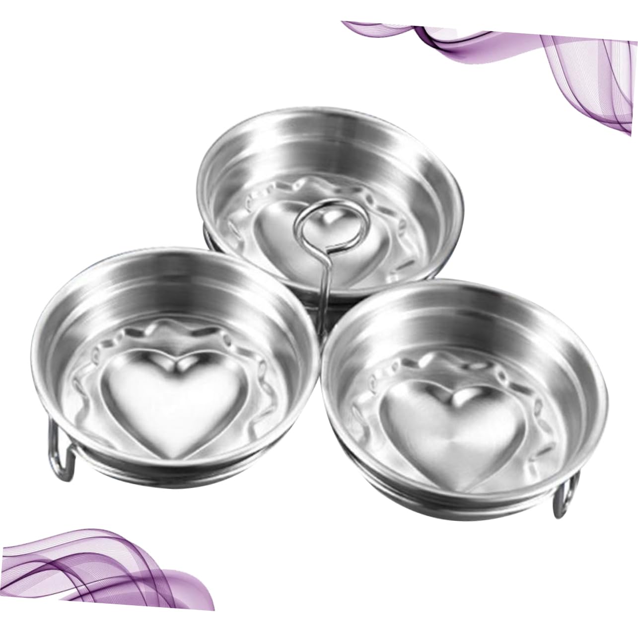 STOBAZA Egg Mold Set 3pcs Metal Egg Shaper Baking Tool Perfect for Boys and Girls