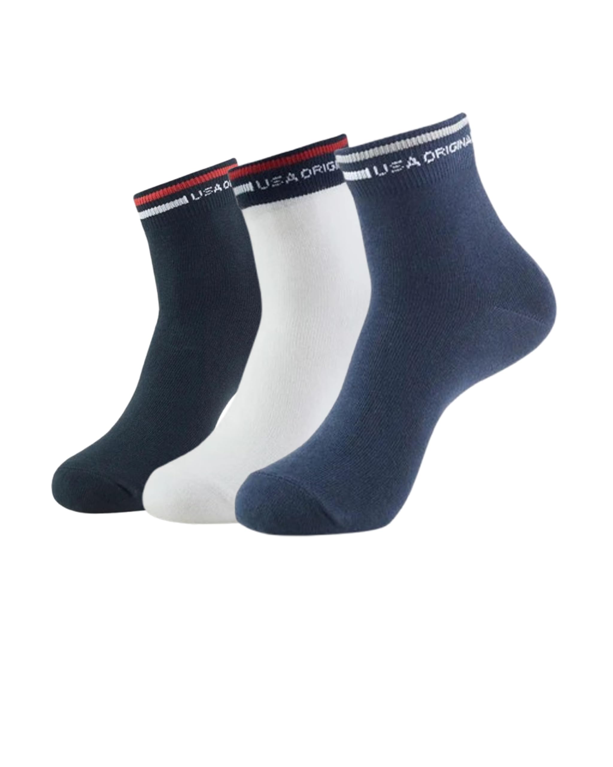Blute Original Ankle Socks Combo for Men & Women | Ultra-Soft, Breathable, Odour-Resistant Cotton (Pack of 3)-image-8