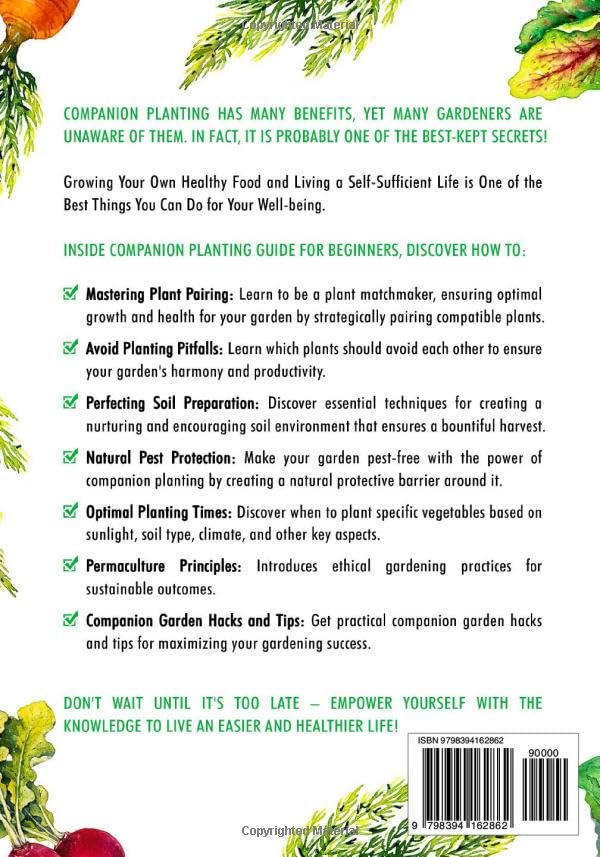 Miniatura 2 de Companion Planting Gardening Guide for Beginners The Ultimate Science-Based Guide to Successful Gardening Through Companion Planting for Healthier,