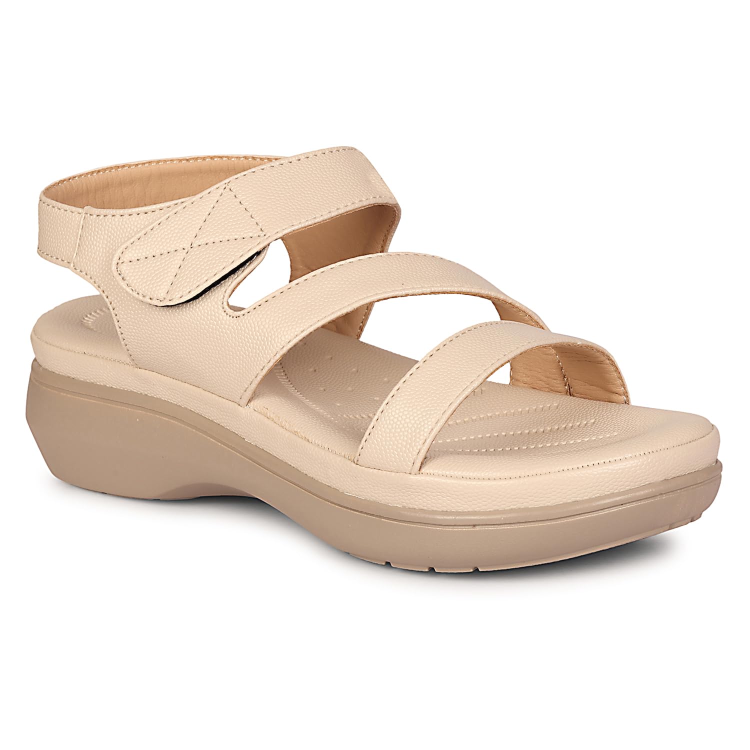 LUVFEET Ortho Care Diabetic & Orthopedic Sandal/Doctor Sandal Footwear|Soft Cushion Footbed for Walking, Working, All | Good for Knee & Foot Pain