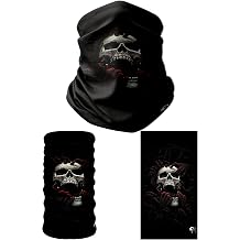 e taktik Multifunctional Bloody Hands And Skull Seamless Knitting UV+ Neckerwear Face Mask Headband Bandana Do Rag Hairband
