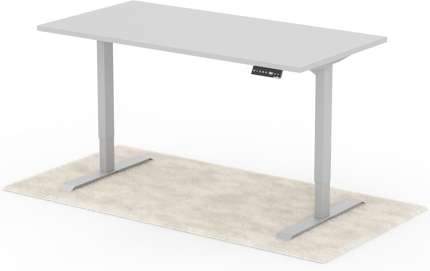 Desk Height-Adjustable Desk 160 x 80 cm I Electric Office Table with 4 Memory Levels I Desk Height Adjustable 70-120 cm I Ergonomic Office Table