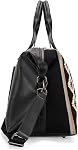 Wrangler Duffel Bag for Women Large Travel Weekender Bag Designer Tapestry Carry On Bags, Black WG174-5110BK