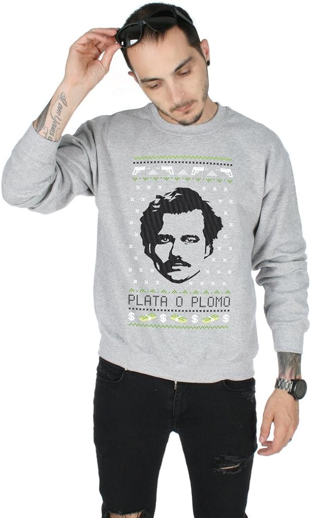 pablo escobar ugly christmas sweater