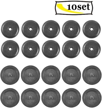 Universal Fit emniyet kemeri durdurucu seti, 10 parçalı emniyet kemeri durdurucu, siyah emniyet kemeri tokası düğmesi (b)