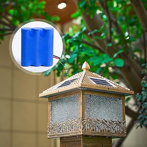 Miniatura 4 de SDUYTEG Luces solares retro para postes de luces solares para exteriores, luces de poste con base de montaje de muelle, luz solar para patio,