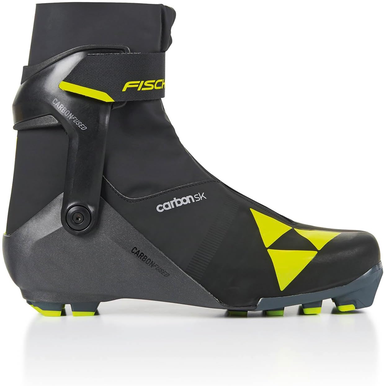 Fischer Unisex Adults Carbon Skate Race Ski Boots | Lightweight Insulated Adjustable Nordic Skiing Boots for Skiers