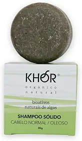 Shampoo Sólido KHOR - Cabelos normais/oleosos (Shampoo em Barra) - 80g
