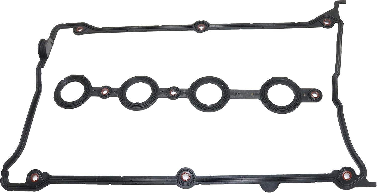 Garage-Pro Valve Cover Gasket Set Compatible with 2000-2005 Volkswagen Jetta, 1999-2005 Volkswagen Beetle, 1998-2005 Volkswagen Passat, Includes 1 valve cover gasket and 1 spark plug seal