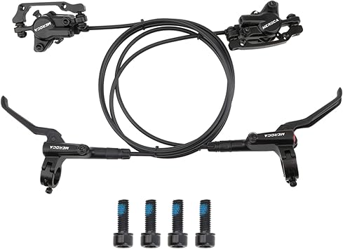 MEROCA M800 Mountain Bike Hydraulic Disc Brakes Hydraulic Bike Brakes Front 800mm and Rear 1400mm with PM Adapter for 160mm Rotor