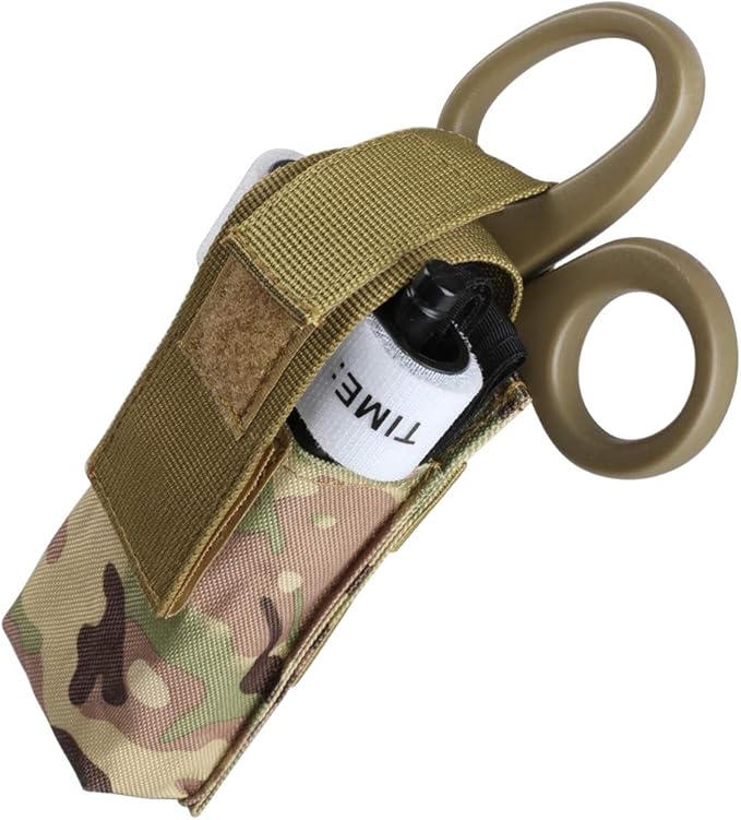 LIVANS Tactical Medical Shears Pouch, Molle Medical Shears Pouch EMT