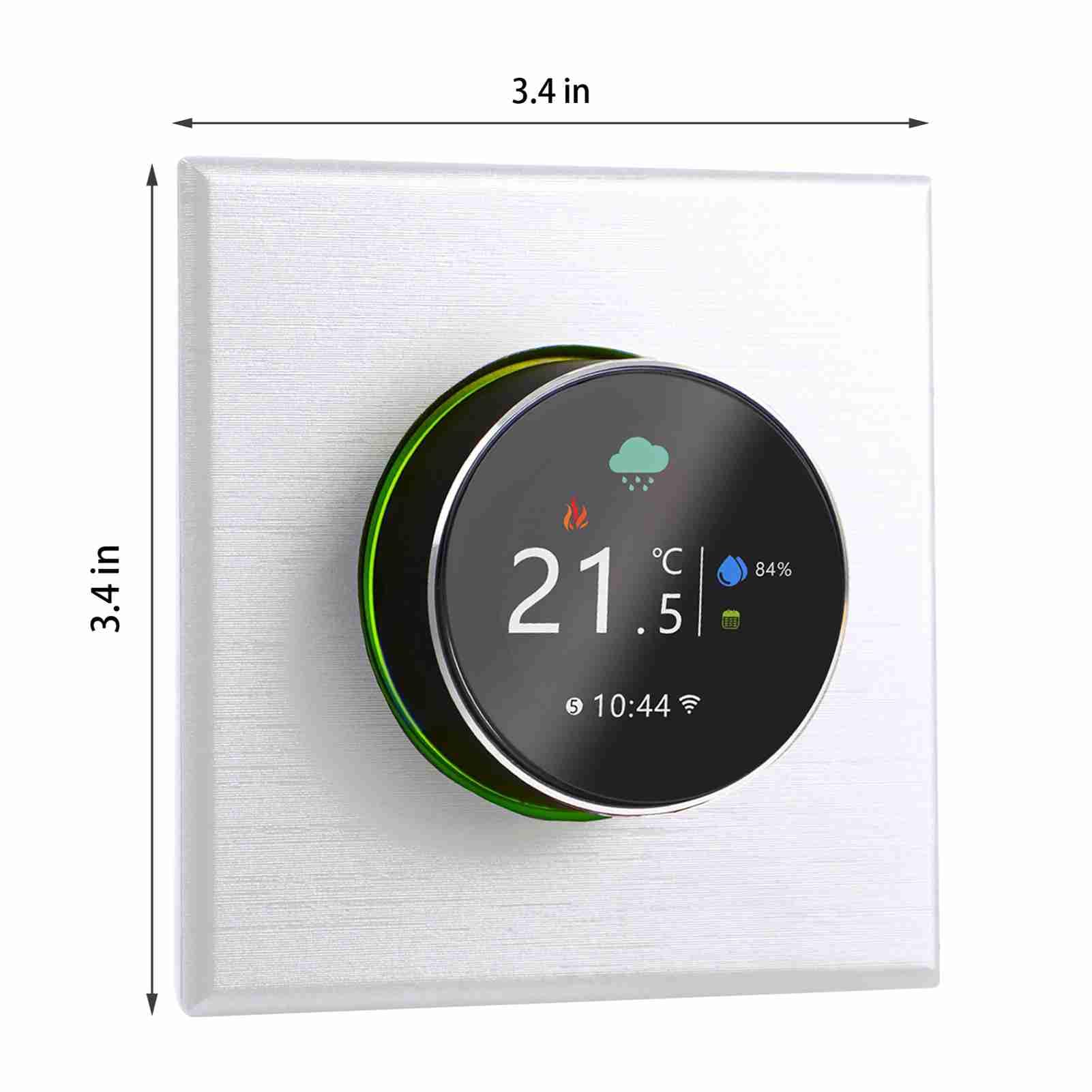 Wakects Termostato Intelligente WiFi con Controllo Remoto tramite App per Smartphone, Riscaldamento dell'Acqua, Automazione Domestica