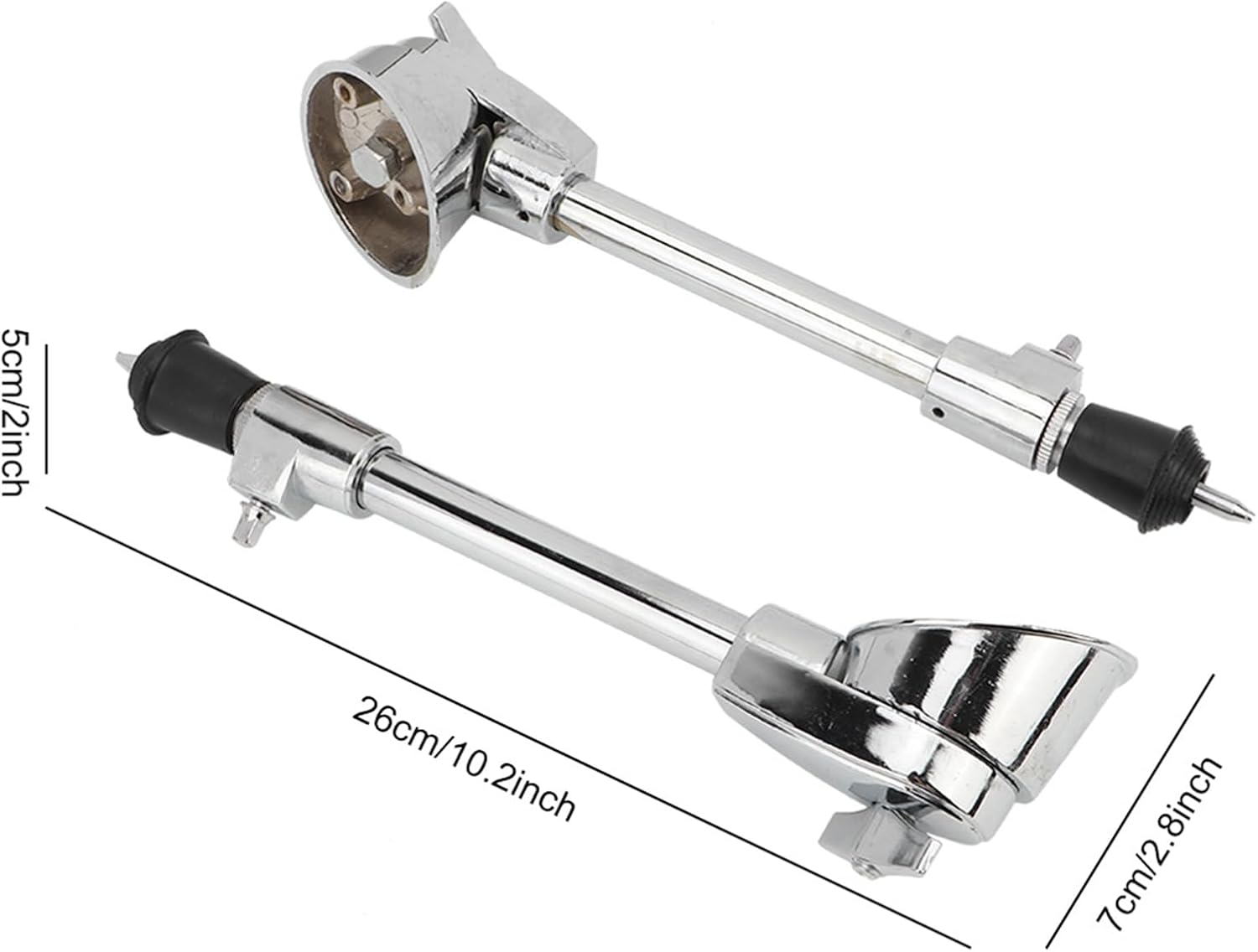Drum Leg, 2 Pieces NonSlip and AntiRust Percussion Accessory Leg, Portable for Drum Feet Instrument Accessory