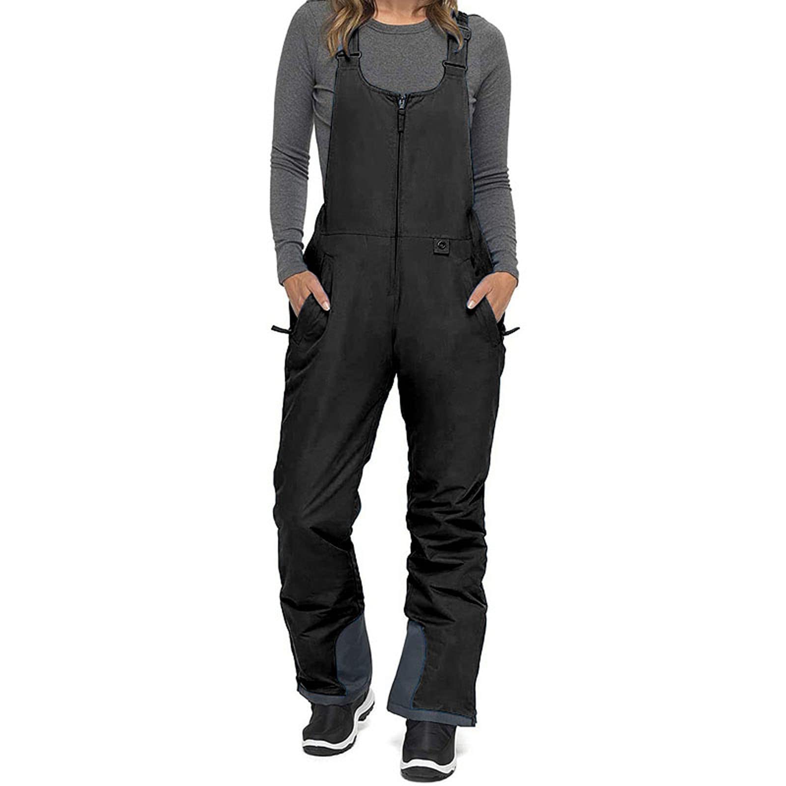 MododerWomen 's Winter Snow Bib Trousers, Waterproof Insulated Adjustable Shoulder Strap Snowboard Overalls