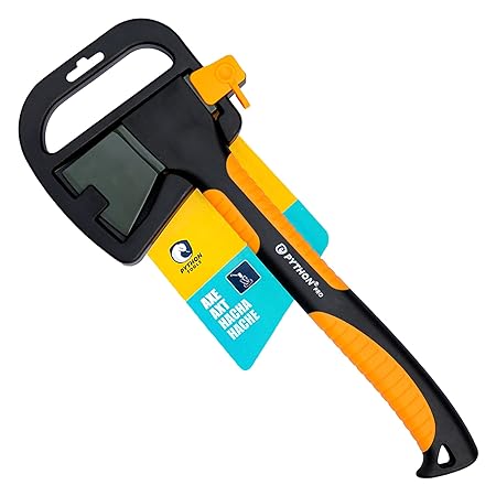 Python Pro Wood Chopping Axe - Indestructable Nylon Fiberglass Handle (440 GMS / 14 (355 MM))