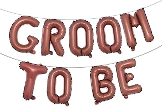 Bachelor Party Decorations for Men, Groom To Be Decorations, Stag Night Engagement Wedding Bridal Shower Future Groom Future Mr Pre-Wedding Party Decorations Supplies Favors (GROOM TO BE Chocolate)