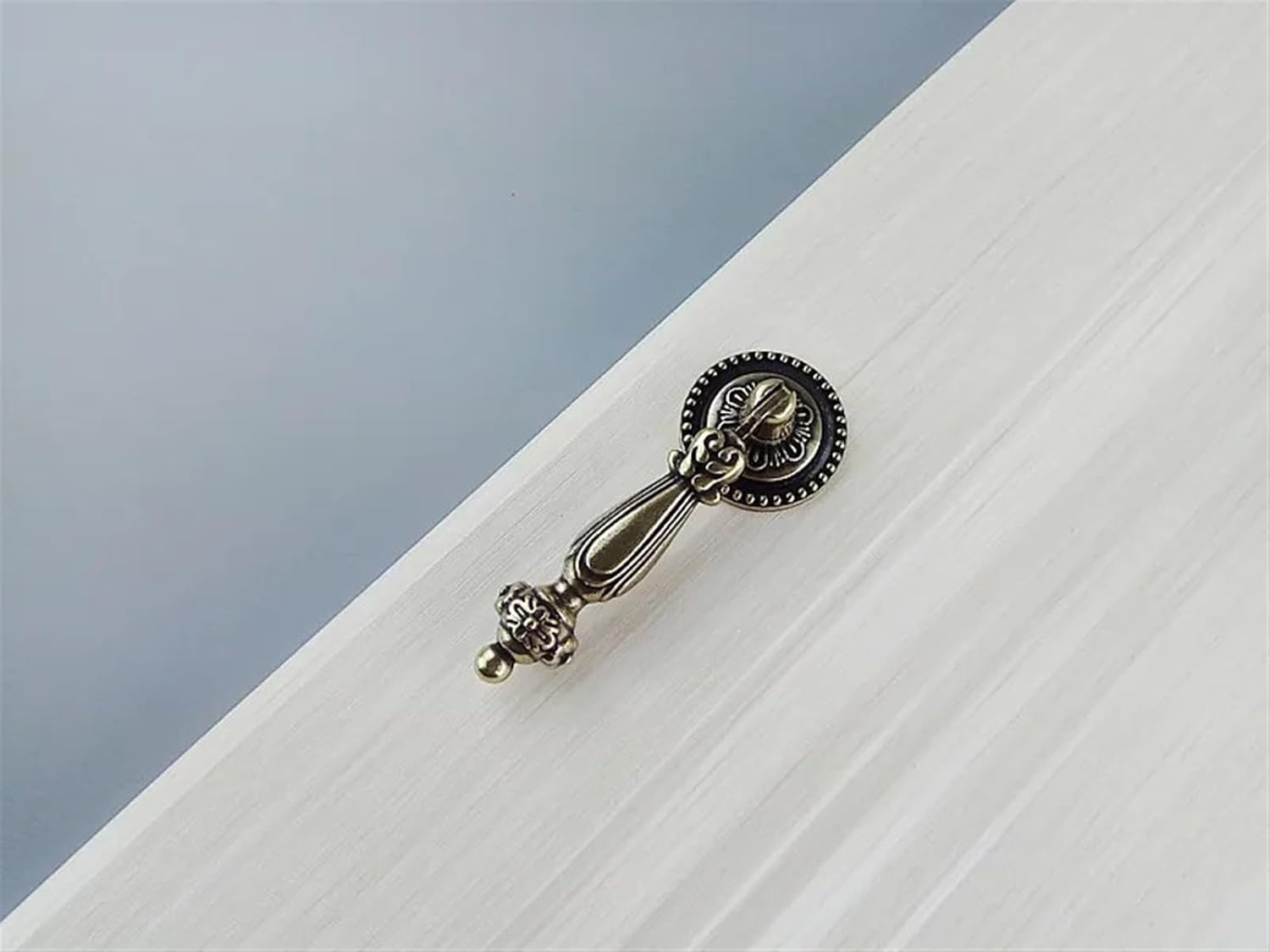 Handle for Furniture Hardware Kitchen Cabinets Door Drawer Wardrobe Cupboard Pulls Handle 2Pcs(Antique Bronze)