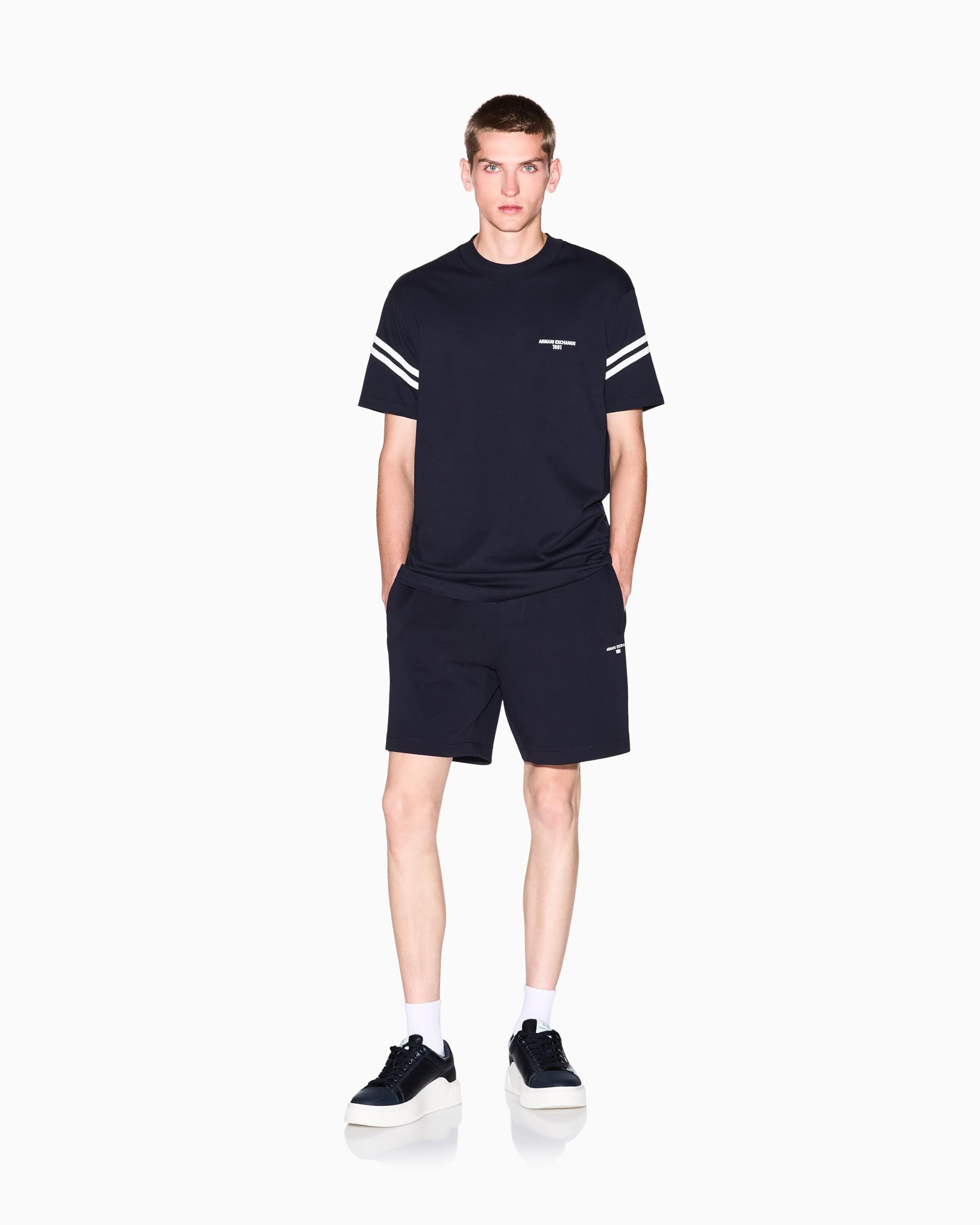 Armani Exchange Arm Band Text Logo Tee T-Shirt Uomo